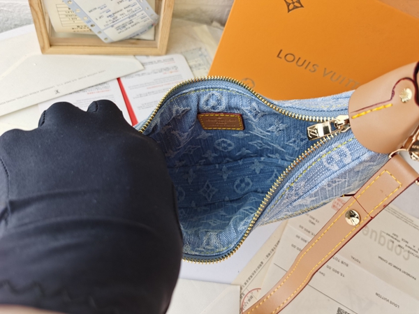 ルイヴィトンバッグ角部分ディテール